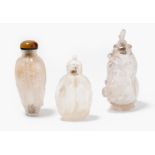 Lot: 3 Snuff Bottles