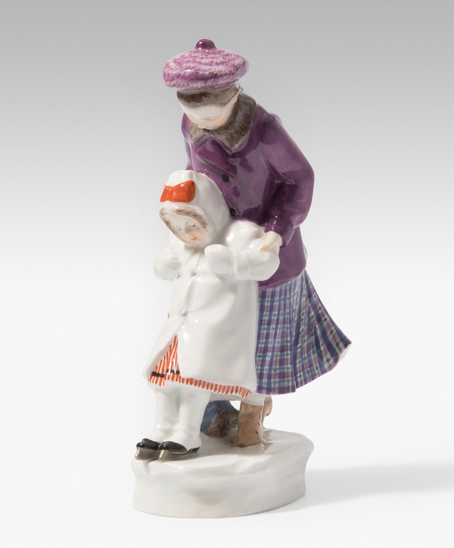 Meissen, Figur "Der erste Schlittschuhlauf"