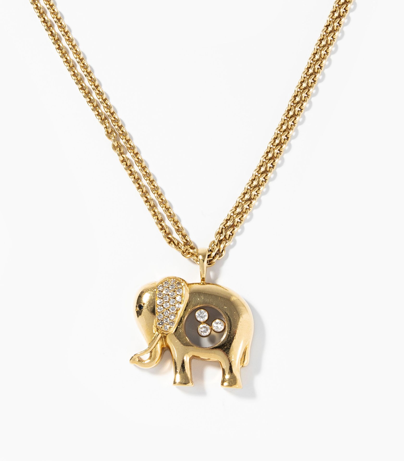 Chopard Elefant-Anhänger mit Kette