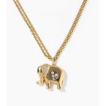 Chopard Elefant-Anhänger mit Kette