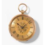 Gold-Taschenuhr, England, um 1868