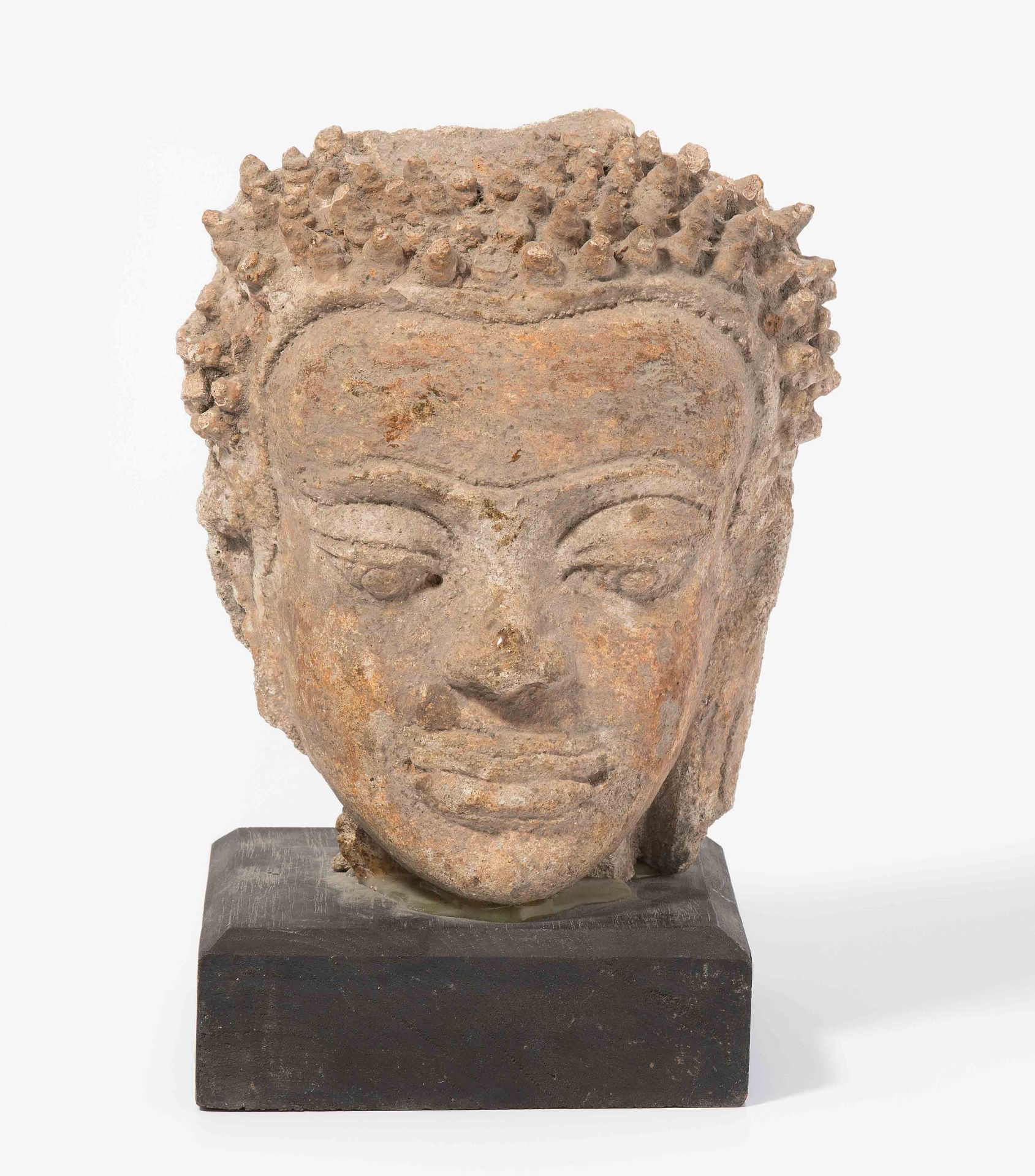 Buddhakopf-Relief