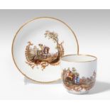 Meissen, Tasse mit Untertasse