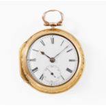 Gold-Spindeltaschenuhr, J.Grey, London, Ende 18.Jh.