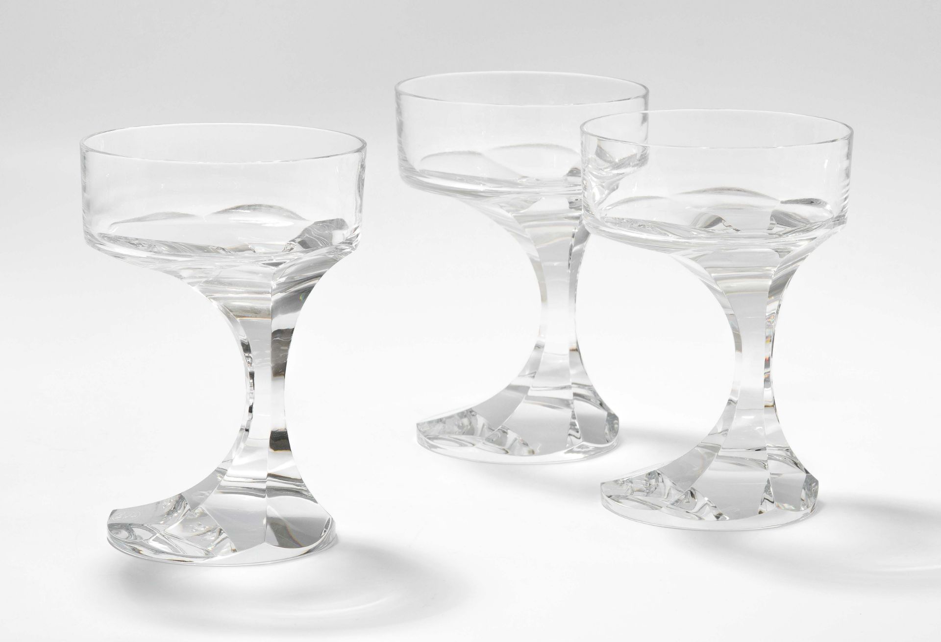 Baccarat, 11 Champagnerschalen