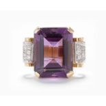 Amethyst-Brillant-Ring