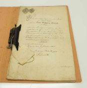 DokumenteLeipzig 1847, Bürgerrechtserlangung u. weitere Unterlagen des Carl Wilhelm G