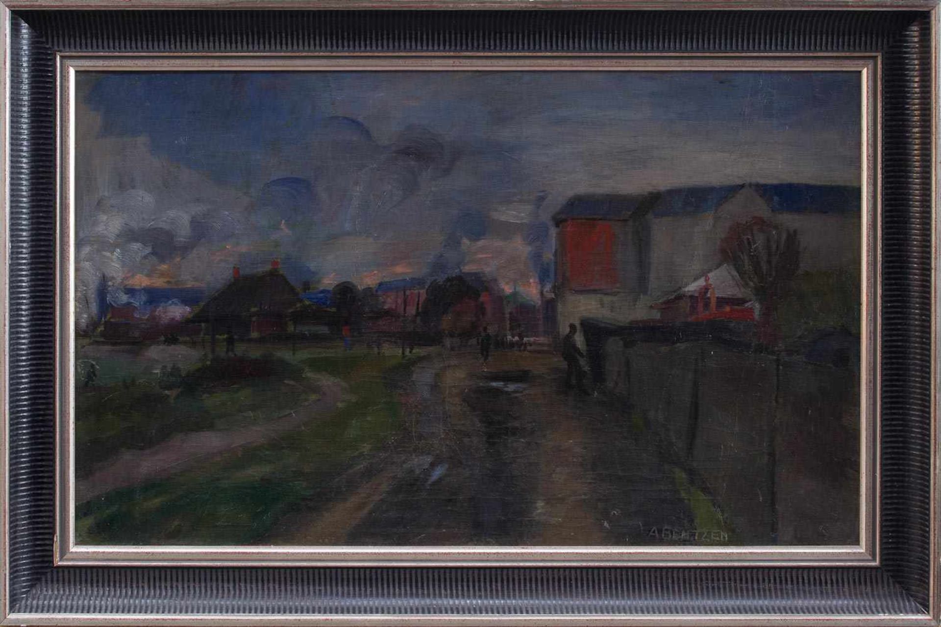 Axel Bentzen(Kopenhagen 1893 - 1952 ebenda, dänischer Maler)Ohne TitelÖl/ Le