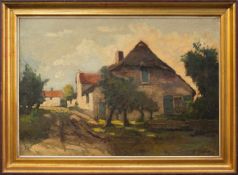 Franz Pflugradt(Peenewerder 1861 - 1946 Zingst, deutscher Landschaftsmaler, Std. a.d.