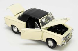 ModellautoPeugeot 403, 1955, Herst. Welly, Creme, M. 1: 18