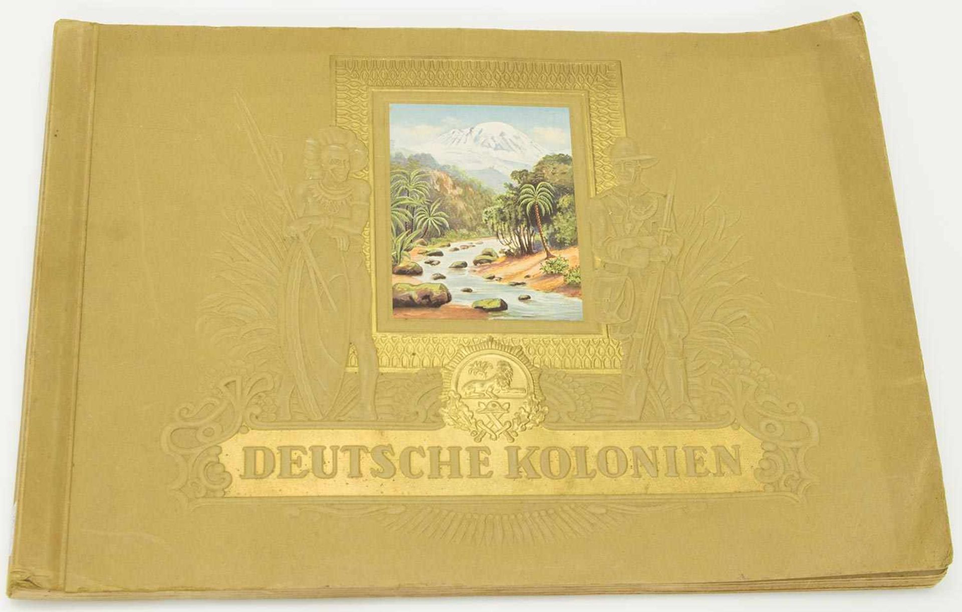 Sammelbilderalbum„Deutsche Kolonien“, Cigaretten-Bilderdienst Dresden 1936, fast l