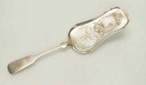 PastetenheberSpätbiedermeier um 1870, Silber mit Meistermarke D. Theo Aspern/ Österr