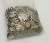Lot MünzenMünzen und Medaillen, über 1500g, ungeprüft