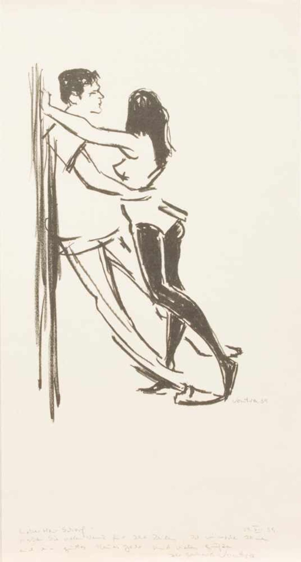 Gerhard Vontra(Altenburg 1920 - 2010 Prerow, deutscher Zeichner u. Karikaturist, Studi