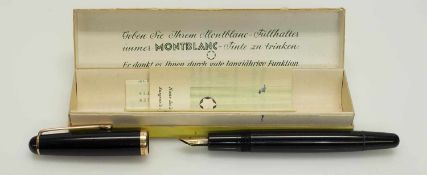 Montblanc-FüllhalterMontblanc 342, 585er GG - Feder, Original Karton, Kaufbeleg vom 5
