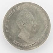 1 SpeciedalerNorwegen 1846, Oskar I., Silber, s - ss