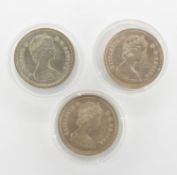 3 x 1 Dollar