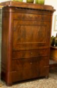 Biedermeier Wäscheschrank