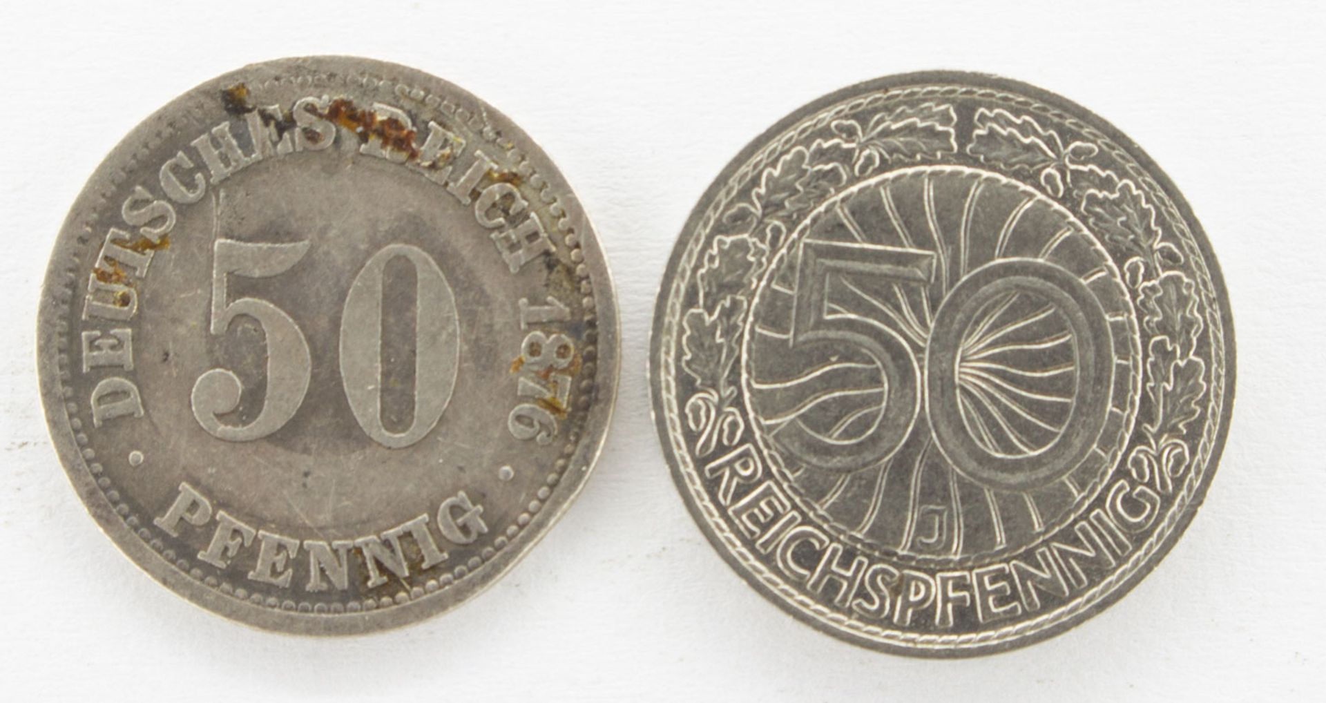 2 x 50 Reichspfennig
