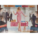 A good selection of Movie Posters to include, Legally Blonde 2, Like Mike (F), The Last Castle (