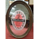 A Perry's India Pale Ale pup Advertising Mirror. 60 x 80