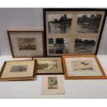 A group of 19th Century and later Engravings etc..