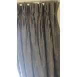 Two pairs of really good brown double lined Curtains.