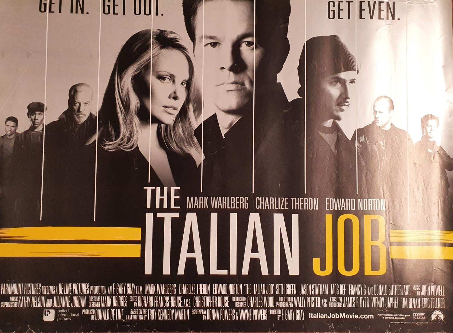 A good selection of Movie Posters to include, The Italian Job, Inventing The Abbotts (F),