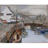 A lovely set of six late 20th Century Watercolours of Irish scenes by W Blair. Signed and dated.
