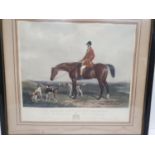 A good 19th Century possibly earlier hand coloured Engraving ' Mr Charles Davis of the Traverser