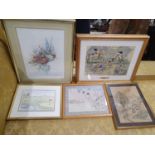 A really good quantity of Watercolours Pictures and Prints.