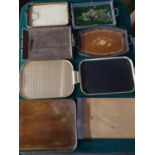 A quantity of Vintage Trays.