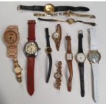 A good quantity of mostly Ladies Watches.