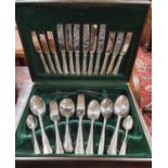 A good cased set of Sheffield Cutlery.