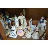A large quantity of Figures to include Royal Doulton.