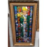 Commemorating the visit of Pope John Paul II to Ireland, a limited edition Stained Glass picture