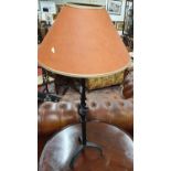 A metal Table Lamp. 65 cm H