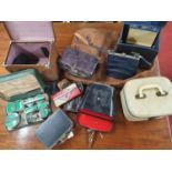 A selection of Leather Cases etc.