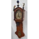 A 20th Century Mahogany Wall Clock.