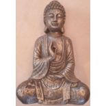 A Buddha Figure. 42 cms high approx along with another.