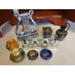 A good quantity of items to include a silvered Stand, Ceramics etc.