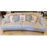 This item is now in the Auction.A fantastic large duck egg blue Couch by Duresta, Hornblower design.