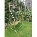 A Good Metal Swing with highly variegated outline H 230 x W 160 cms.