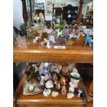 A large quantity of miniature Animal Figures to include Wade Whimseys etc.