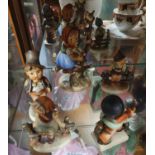 A group of Goebel Figurines.