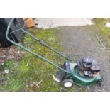 A Classic 35 Lawnmower with a Briggs & Stratton engine.