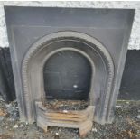 A 19th Century cast iron fireplace Insert.