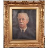 A late 19th Century/early 20th Century Oil on Canvas of a distinguished gentleman in a gilt frame.