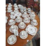 A large quantity of Grafton China Malvern pattern along with Booths Florentine and Duchess Albany