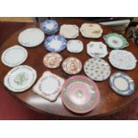 A good quantity of Cake Plates of various makers and designs.